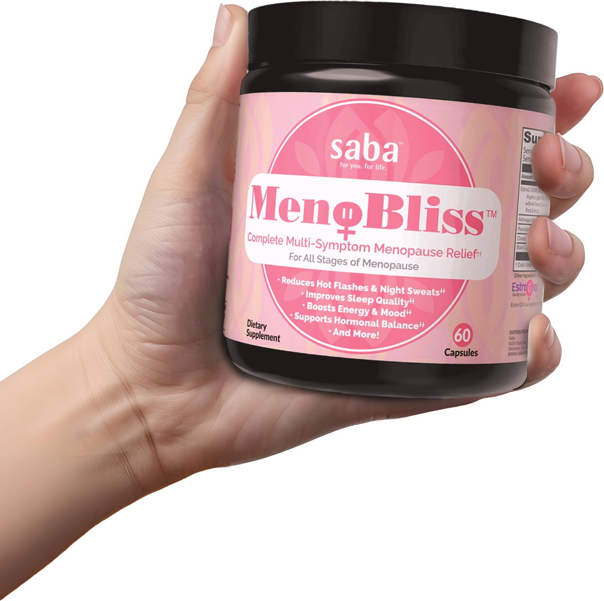 Saba MenoBliss Menopause Support Supplement